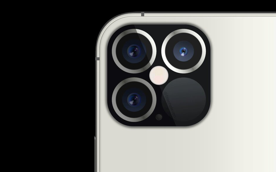 Lộ thiết kế cụm camera sau của iPhone 12 Pro, cảm biến LiDAR siêu to