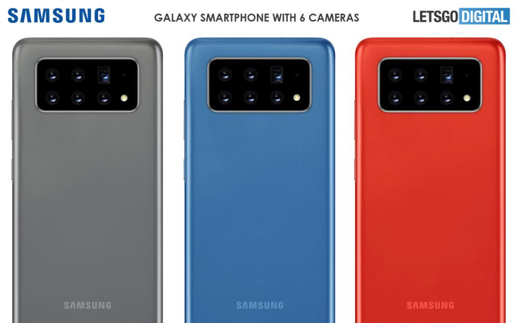 Samsung đệ trình bằng sáng chế smartphone với 6 camera chính có thể dịch chuyển