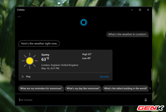 Đã có thể tháo gỡ hoàn toàn Cortana ra khỏi Windows 10 ở bản cập nhật mới - Ảnh 1.