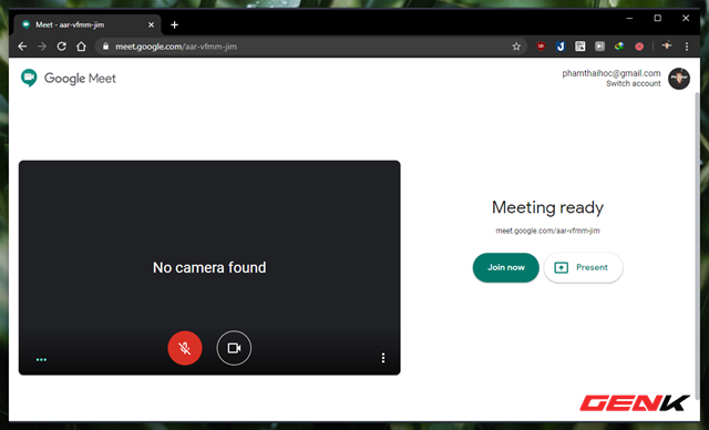 2 cách mở full màn hình Google Meet khi học họp online cực dễ