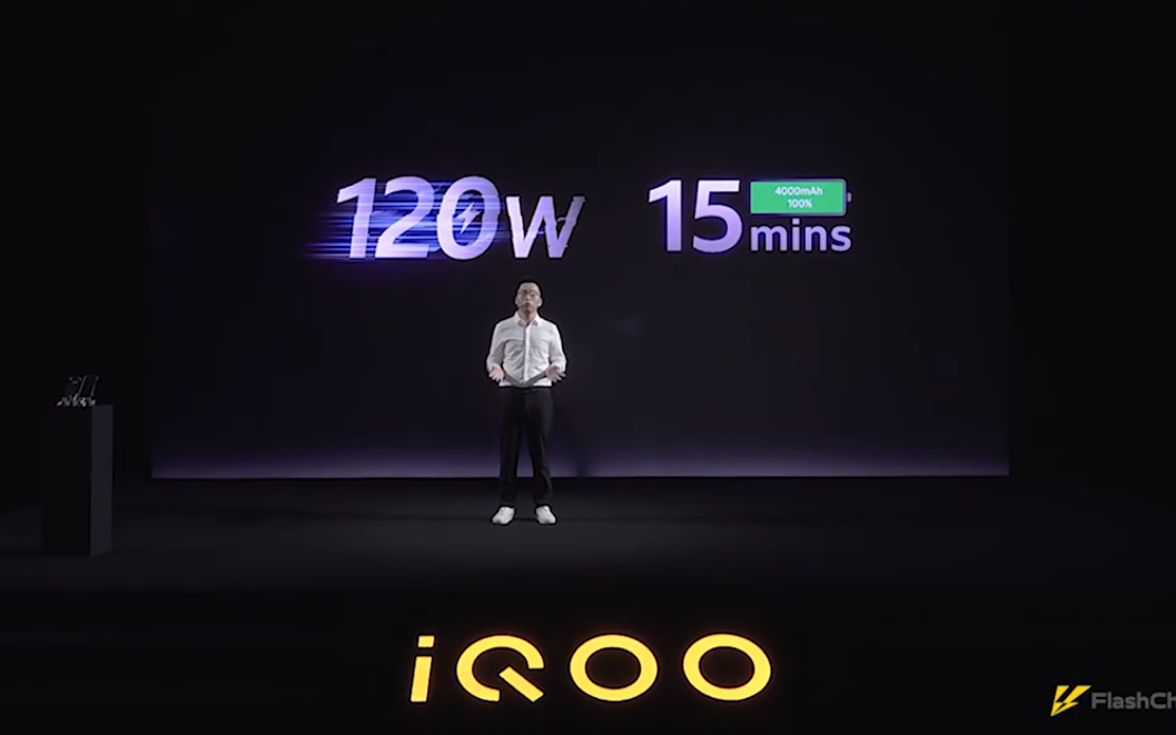 iQOO ra mắt sạc nhanh 120W đầu tiên trên thế giới, sạc đầy pin smartphone chỉ trong 15 phút