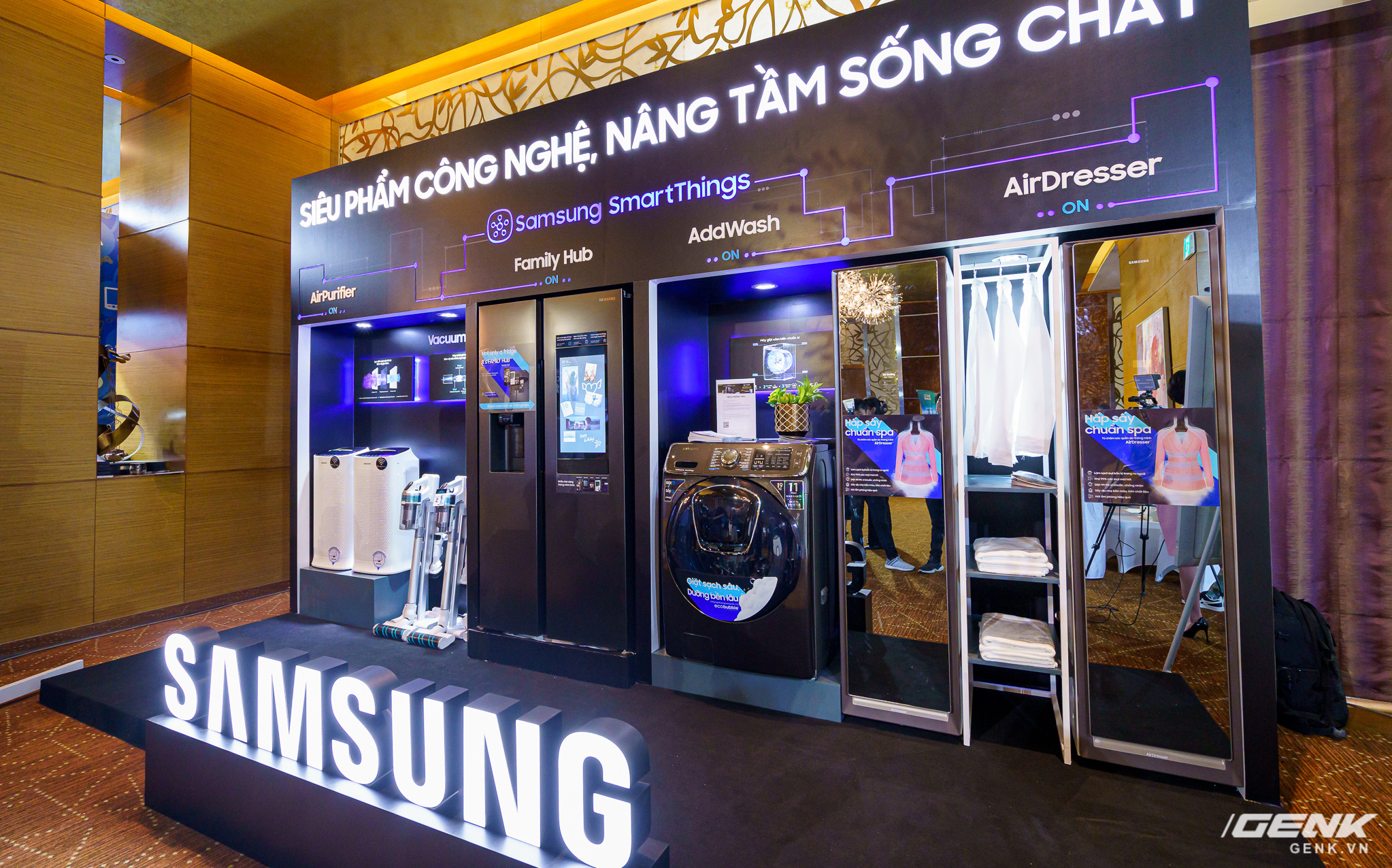 Samsung trình diễn dải sản phẩm gia dụng cao cấp dẫn đầu xu hướng IoT