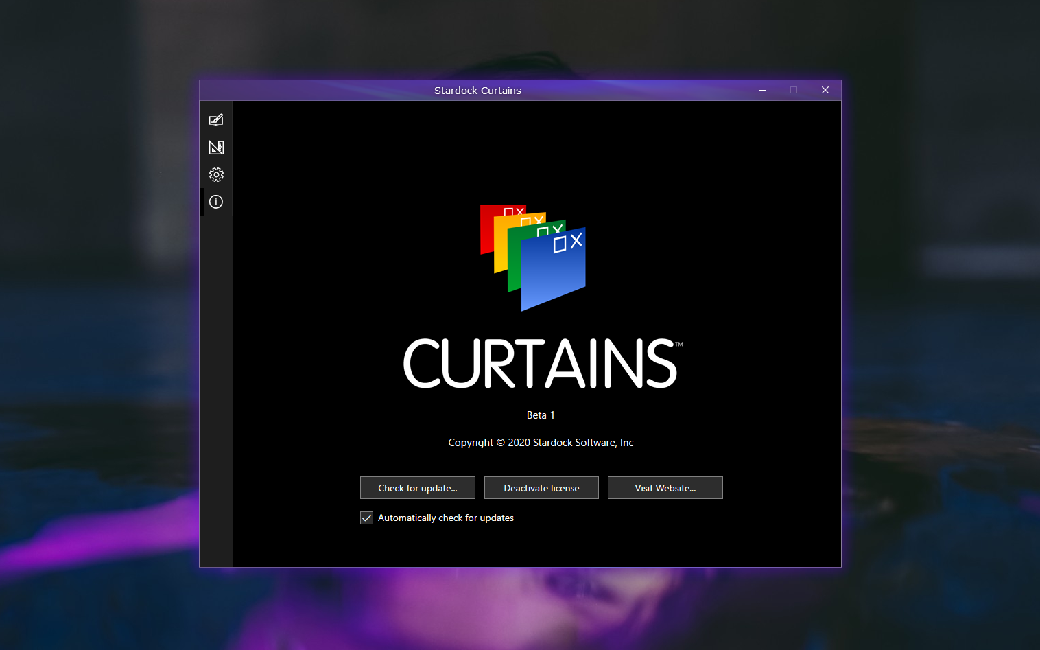Tự tạo giao diện cho Windows 10 với Stardock Curtains