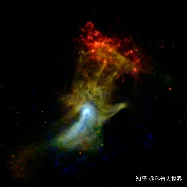 Các nhà thiên văn học đã phát hiện ra một bàn tay ma khổng lồ dài 150 năm ánh sáng - Ảnh 1.