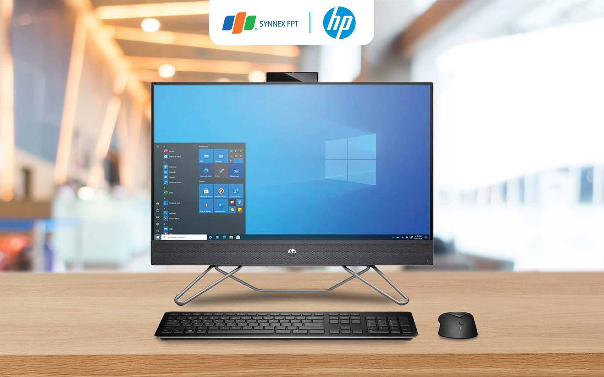 HP 205 Pro G8 AiO, máy tính tích hợp màn hình với chi phí hợp lý dành cho doanh nghiệp