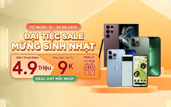 Đại tiệc sale mừng sinh nhật Di Động Mỹ tròn 3 năm tuổi - Loạt ưu đãi siêu khủng chưa từng có