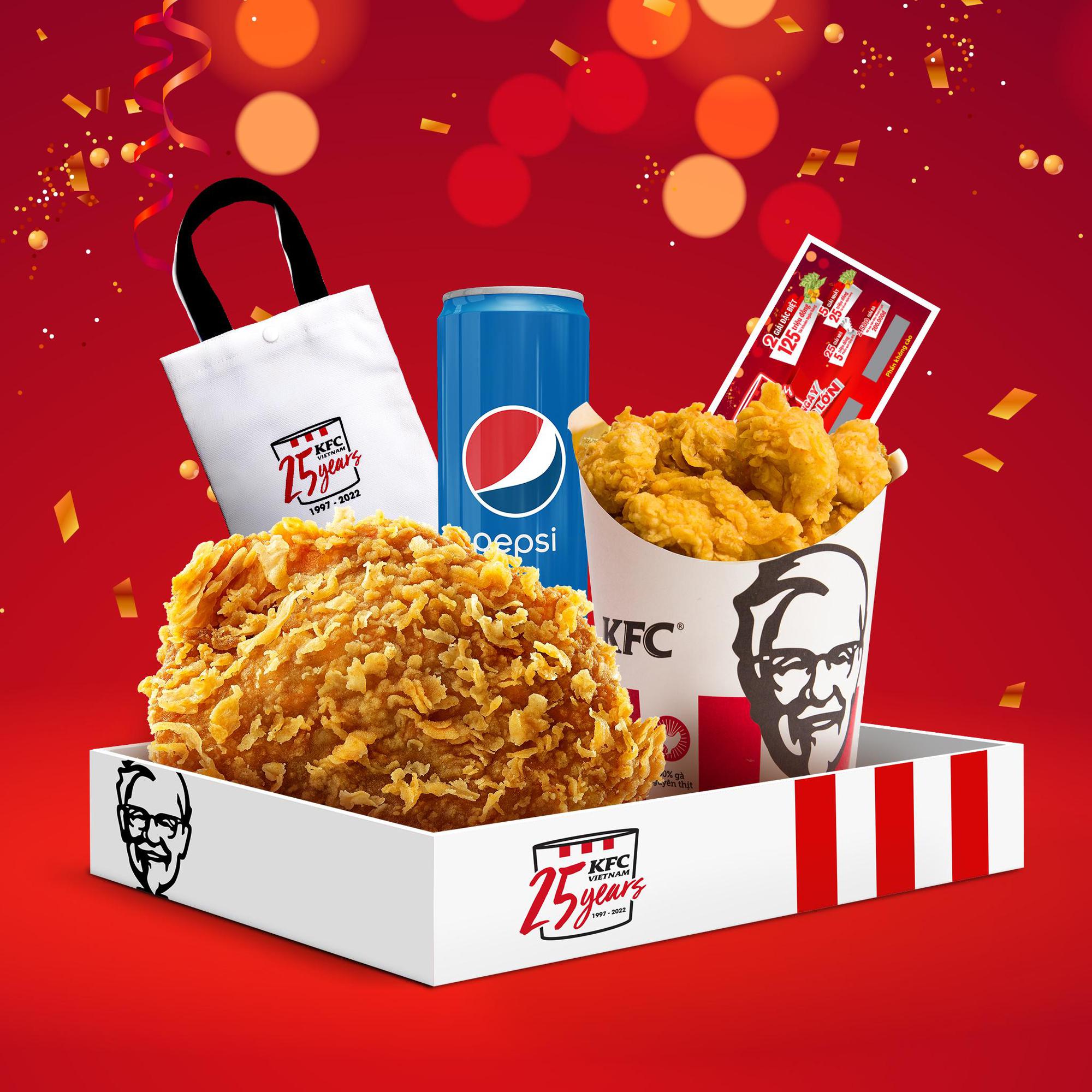 KFC kỷ niệm 25 năm có mặt tại Việt Nam với chuỗi ưu đãi hấp dẫn - Ảnh 2.