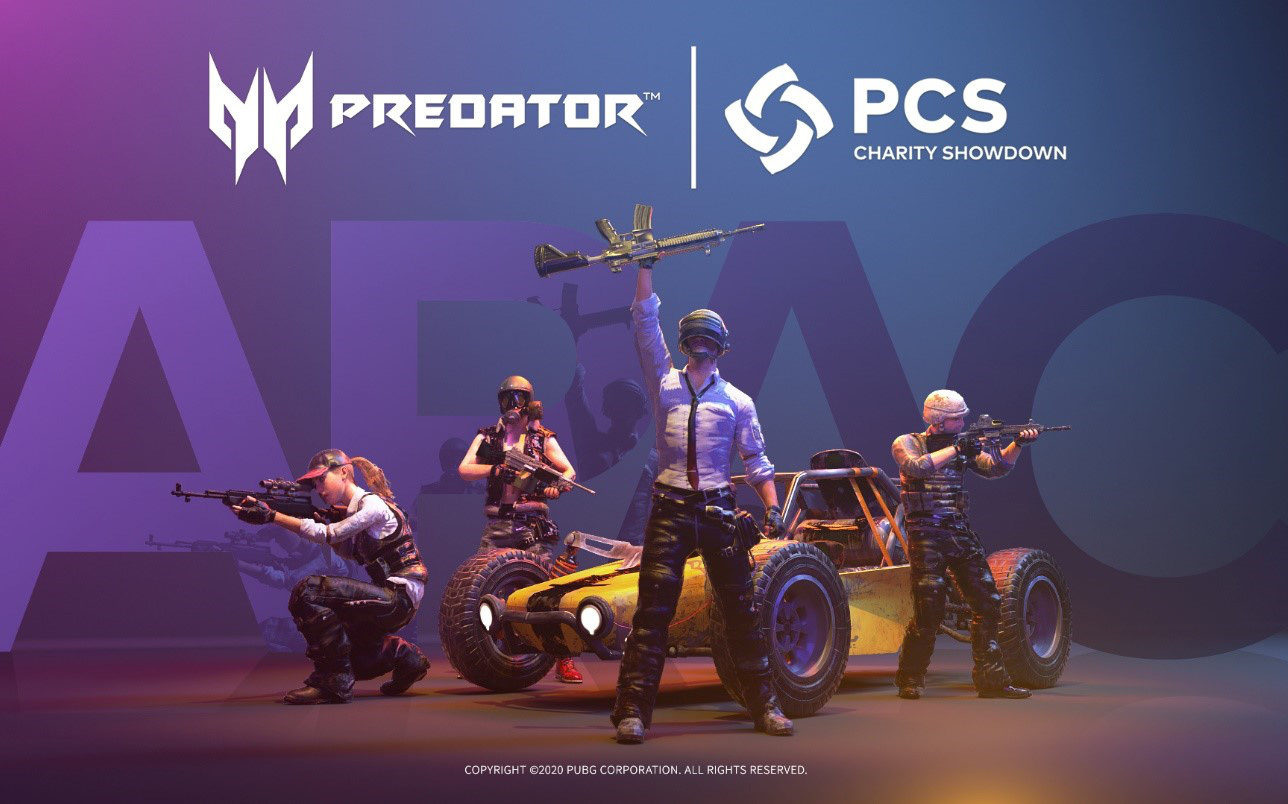 Acer Predator là nhà tài trợ chính thức cho giải đấu vì cộng đồng PUBG Continental Series (PCS) APAC Charity Showdown