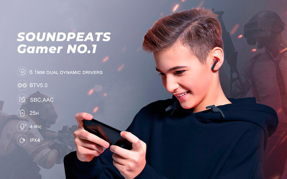 Tai nghe SoundPEATS Gamer No.1 Âm thanh 3D, Game Mode tốt nhất dành cho game thủ