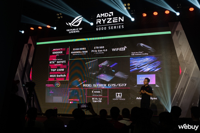 ASUS ra mắt loạt laptop chơi game dùng chip AMD Ryzen 6000 series tại Việt Nam - Ảnh 1.