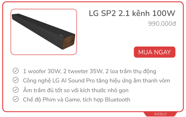 Từ 990.000đ có 6 loa soundbar chất lượng dùng thay loa TV dở tệ nhà bạn - Ảnh 3.