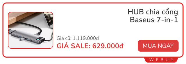 Cuối tháng lương chưa về vẫn tự tin săn sale: 9 phụ kiện loa đài, đồ điện tử giảm gần 50% lại freeship từ nước ngoài - Ảnh 3.