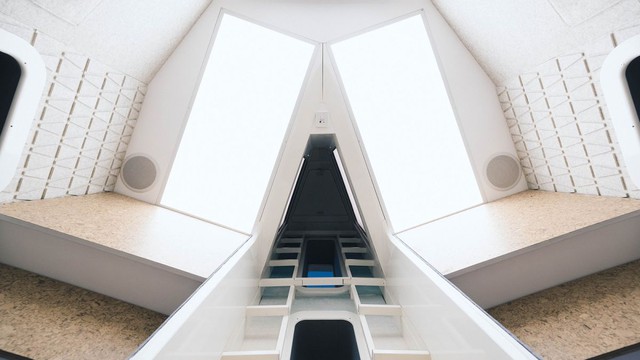 Tòa nhà 3 tầng được thiết kế để đặt vừa vào tên lửa của SpaceX - Ảnh 2.