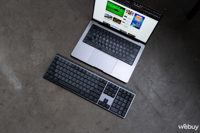 Trên tay bàn phím Logitech MX Mechanical: Switch cơ học dạng mỏng, thời lượng pin 10 tháng, hoàn thiện tốt - Ảnh 7.