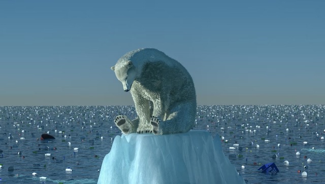 Thiếu lương thực, gấu Bắc Cực phải ăn "pin và tã bẩn" ở bãi rác của con người - Ảnh 3.