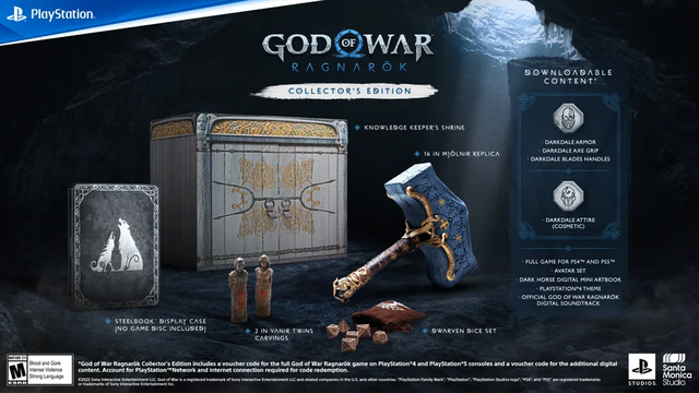 Sony chính thức phát hành God of War Ragnarök vào tháng 11 năm nay, game thủ có thể mua cả búa Thor về trưng bày - Ảnh 4.
