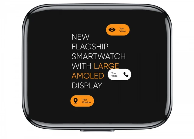 realme sắp ra mắt smartwatch màn hình OLED kích thước lớn - Ảnh 1.