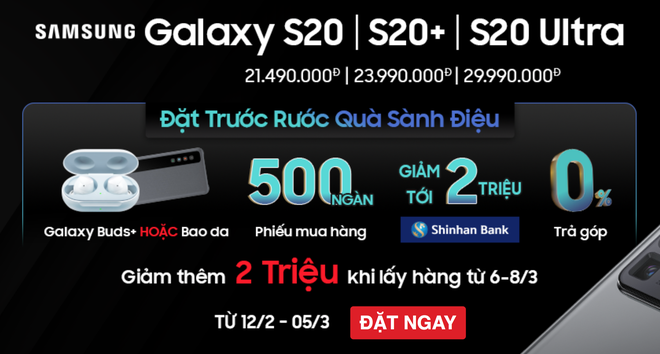 [Cập nhật: Phản hồi từ Samsung] Doanh số không đạt kỳ vọng, Samsung giảm giá Galaxy S20 tại VN dù máy chưa bán ra - Ảnh 3.