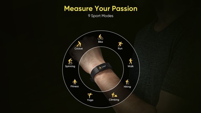 Đây là Realme Band: Theo dõi nhịp tim, màn hình màu, cạnh tranh với Xiaomi Mi Band 4 - Ảnh 4.