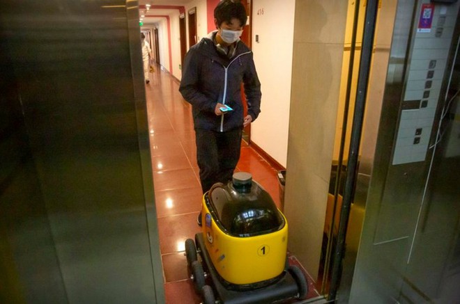 Robot chuyên phân phát rau, củ, quả và tuần tra cho thấy mức độ tự động hóa ngày càng cao của Trung Quốc - Ảnh 2.