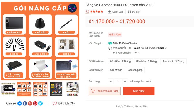 Dùng thử bảng vẽ Gaomon 1060Pro: Giá chỉ 600k nhưng trải nghiệm không thua hàng Wacom tầm 2 triệu, có tin được không? - Ảnh 2.