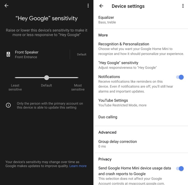 Google cuối cùng cũng cho phép người dùng tùy chỉnh độ thính tai của loa thông minh Google Home - Ảnh 2.