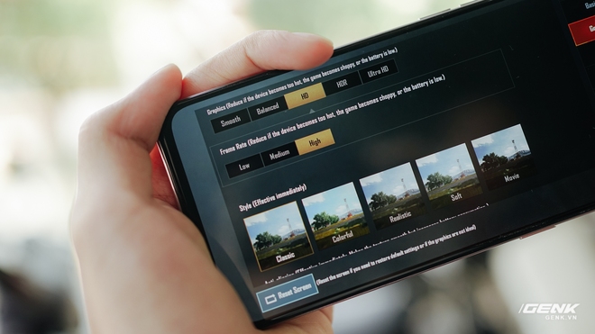 Thử chơi game nặng thiết lập cao nhất trên OPPO Reno3 - Ảnh 7.