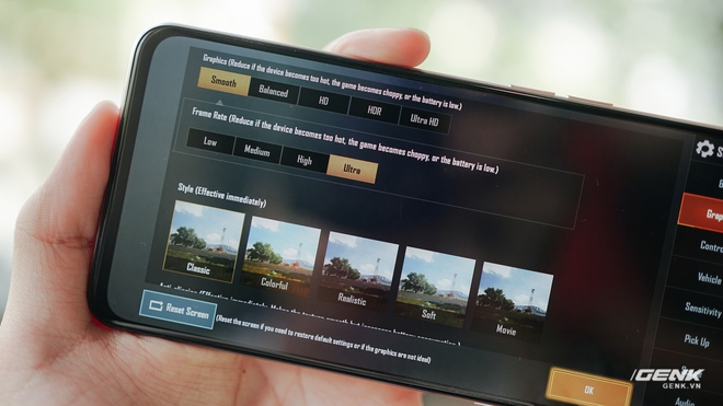 Thử chơi game nặng thiết lập cao nhất trên OPPO Reno3 - Ảnh 9.