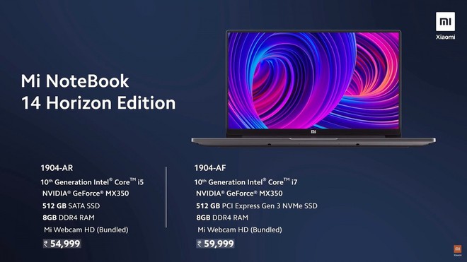 Xiaomi Mi Notebook 14 ra mắt: Core i5/i7 thế hệ 10, Nvidia GeForce MX250/MX350, pin 10 giờ, giá từ 13 triệu đồng - Ảnh 2.