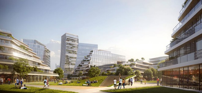 Dự án thành phố tương lai của ông lớn công nghệ Tencent: rộng 2 km vuông, không bóng ô tô, tận dụng phương tiện tự hành - Ảnh 3.