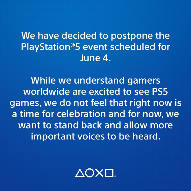 Sony bất ngờ hoãn sự kiện ra mắt game PS5 vào ngày 4/6 - Ảnh 1.