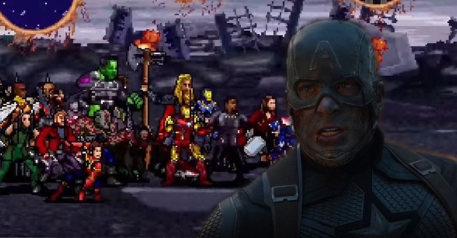 Mời bạn xem trận chiến cuối cùng trong Avengers: Endgame theo phong cách 16-bit, không khác gì màn đấu boss của 1 tựa game cổ điển - Ảnh 3.