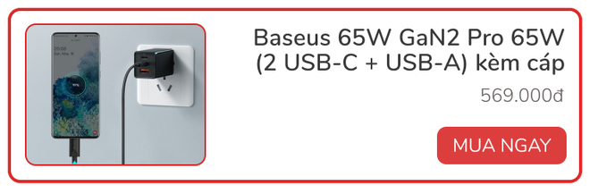 Từ 290k đã có 6 mẫu củ sạc nhanh 65W bé xíu dùng ngon cho cả laptop, điện thoại và máy tính bảng - Ảnh 5.