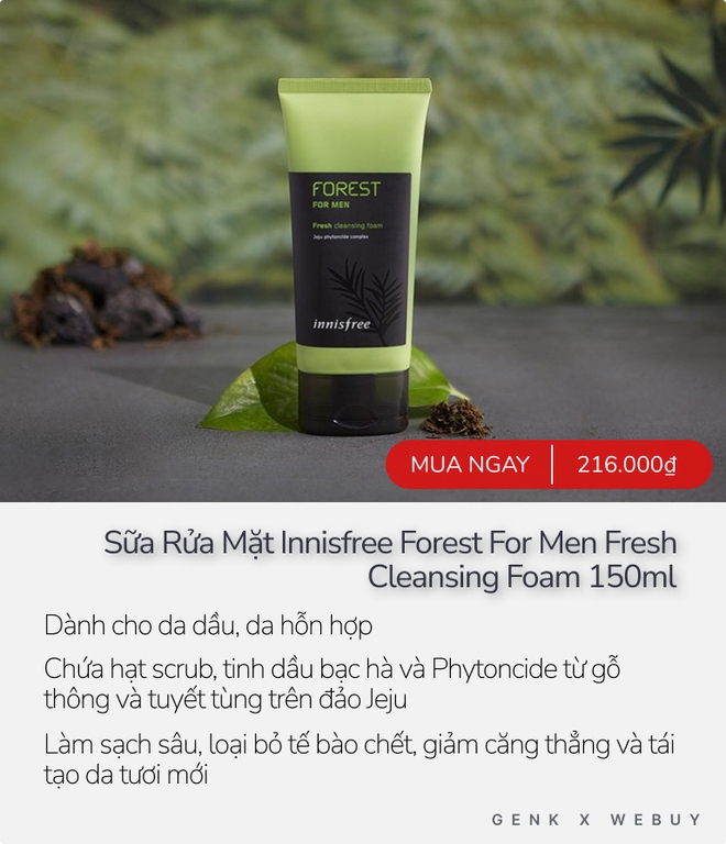 Ngân sách 500k, đây là 6 sản phẩm giúp các chàng trai xử đẹp gương mặt bóng dầu trong hè này - Ảnh 5.