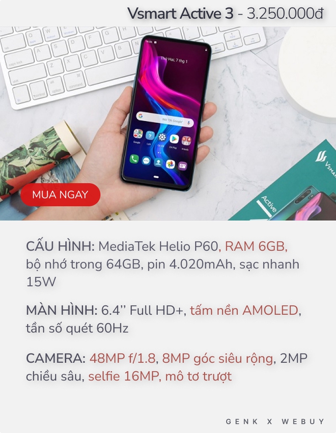 Từ 3 triệu đã mua được smartphone không tai thỏ, không nốt ruồi nhìn đỡ ‘’ngứa mắt’’ - Ảnh 2.