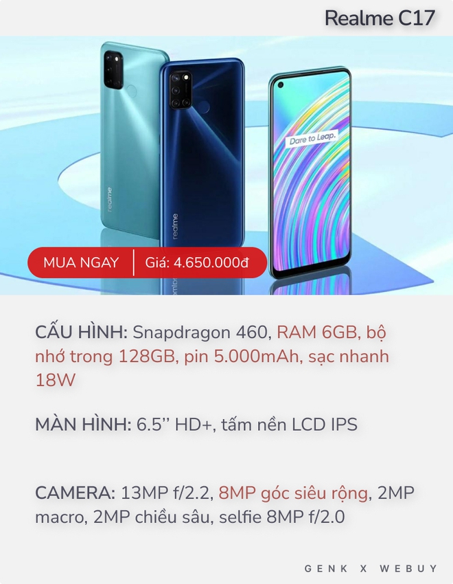 Giá dưới 5 triệu, đây là những smartphone đang được người Việt quan tâm nhất - Ảnh 5.