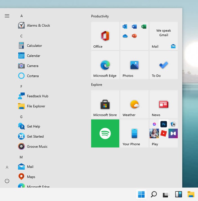 Windows 11 có một cách bí mật để chuyển Start Menu về lại như Windows 10 - Ảnh 1.